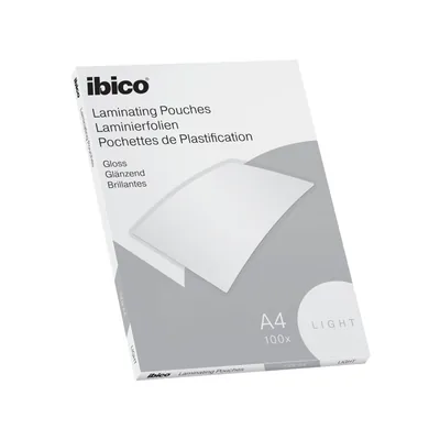 IBICO Bolsa de Plastificar Ibico DIN A4 Light Caja de 100 Unidades