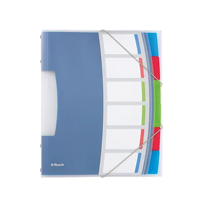 ESSELTE Carpeta Esselte Vivida Clasificadora Fuelle DIN A4 Polipropileno 6 Compartimentos Multicolor