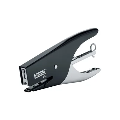 RAPID Grapadora Rapid de Tenaza S51 Capacidad 15 Hojas Usa Grapas N 21 Color Negro