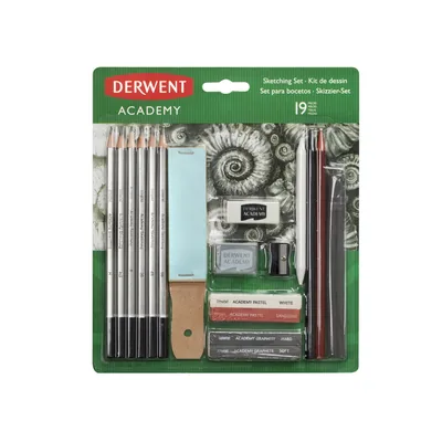 DERWENT Kit para Sketching Derwent 19 Piezas