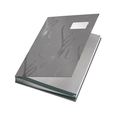 LEITZ Portafirmas Leitz Gama Sign con Fuelle 18 Departamentos Acabado Soft Grip Color Gris