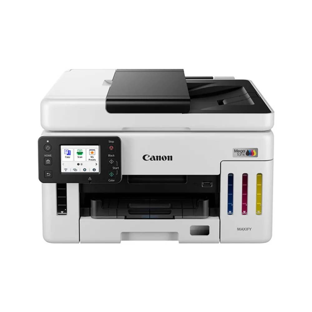 Equipo Multifuncion Canon Maxify GX6150 Megatank Tinta Color A4 24 Ppm Negro 15 Ppm Color Wifi Imprime y Copia