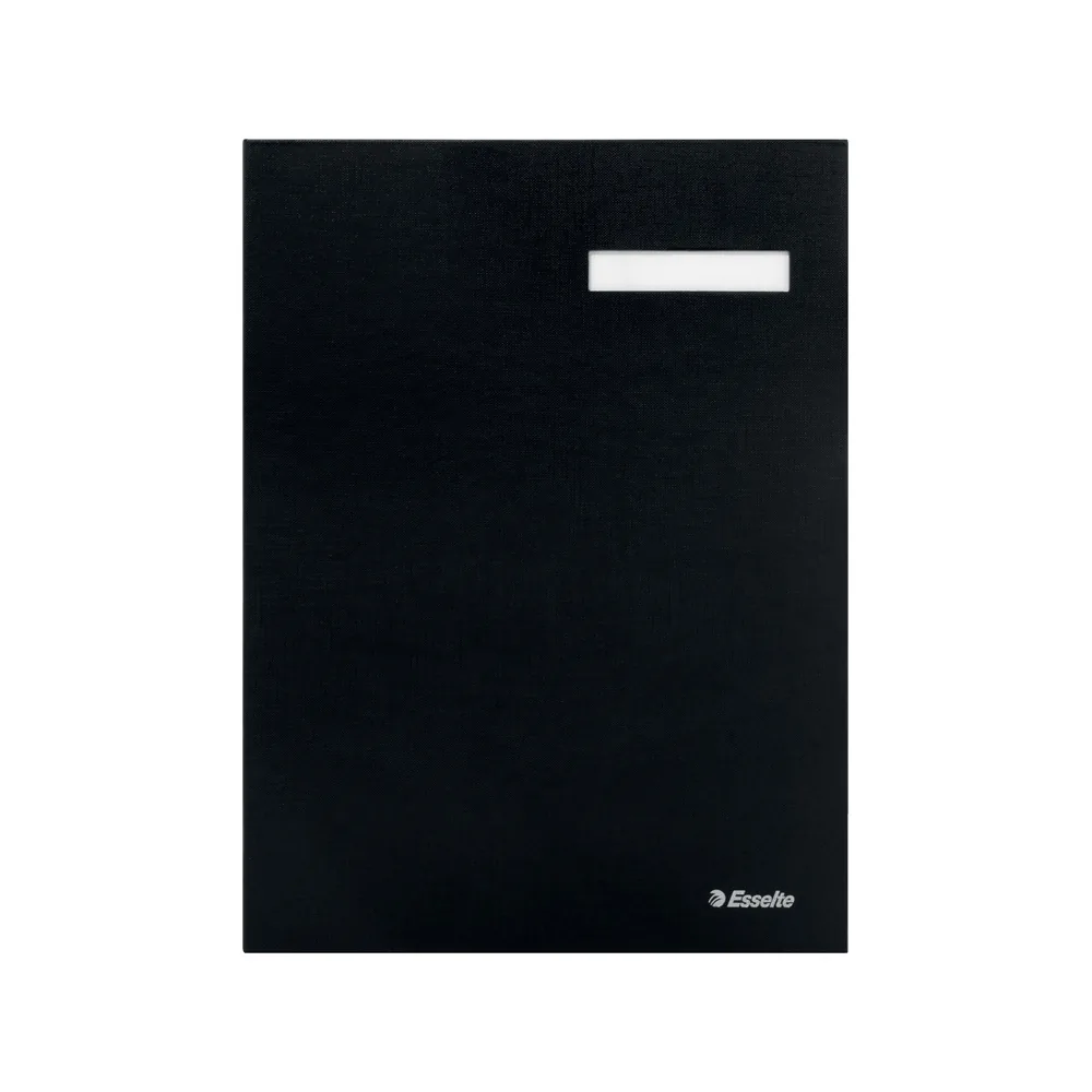 Portafirmas Esselte Fuelle con 20 Separadores Polipropileno Color Negro
