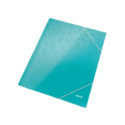 LEITZ Carpeta Leitz Wow Gomas Solapas Carton DIN A4 Color Turquesa