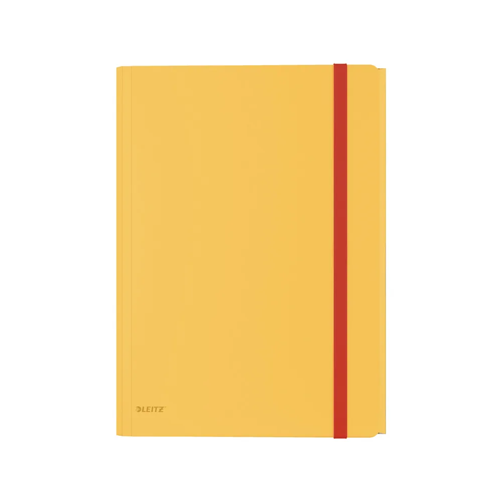 Carpeta Leitz Cosy Gomas Solapas y Bolsillo Interior con Cierre Polipropileno DIN A4 Color Amarillo