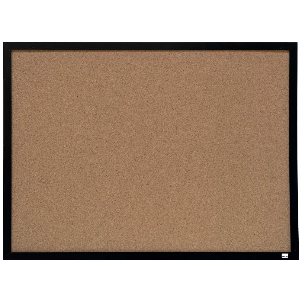 Tablero de Anuncios Nobo Corcho Marco Negro 585X430 MM
