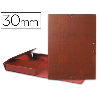 Carpeta Proyectos Liderpapel Folio Lomo 30MM Carton Forrado Cuero