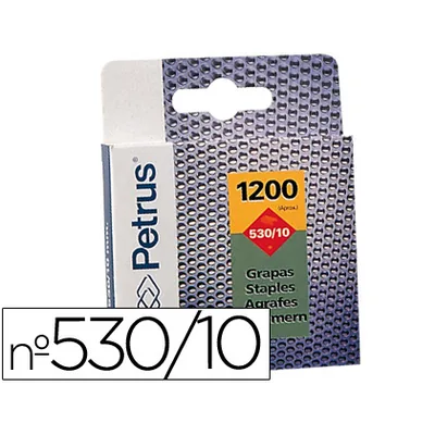 PETRUS Grapas Petrus Nº 530/10 Caja de 1200 Unidades