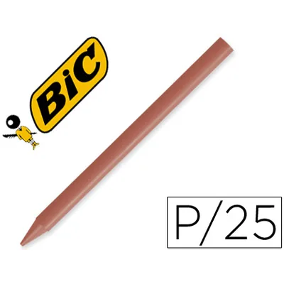 PLASTIDECOR Lapices Plastidecor Unicolor MARRON-07 Caja con 25 Lapices