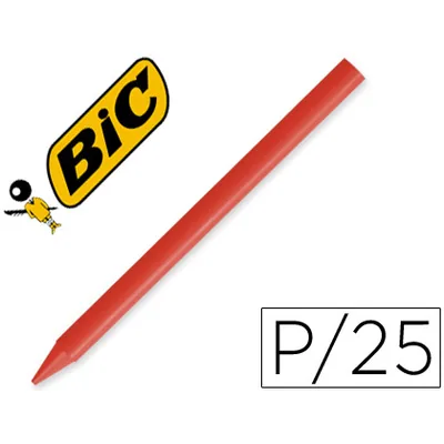 PLASTIDECOR Lapices Plastidecor Unicolor ROJO-03 Caja de 25 Unidades
