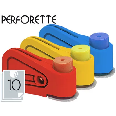 PERFORETTE Taladrador Perforette 1 Taladro Capacidad 10 Hojas Unidad