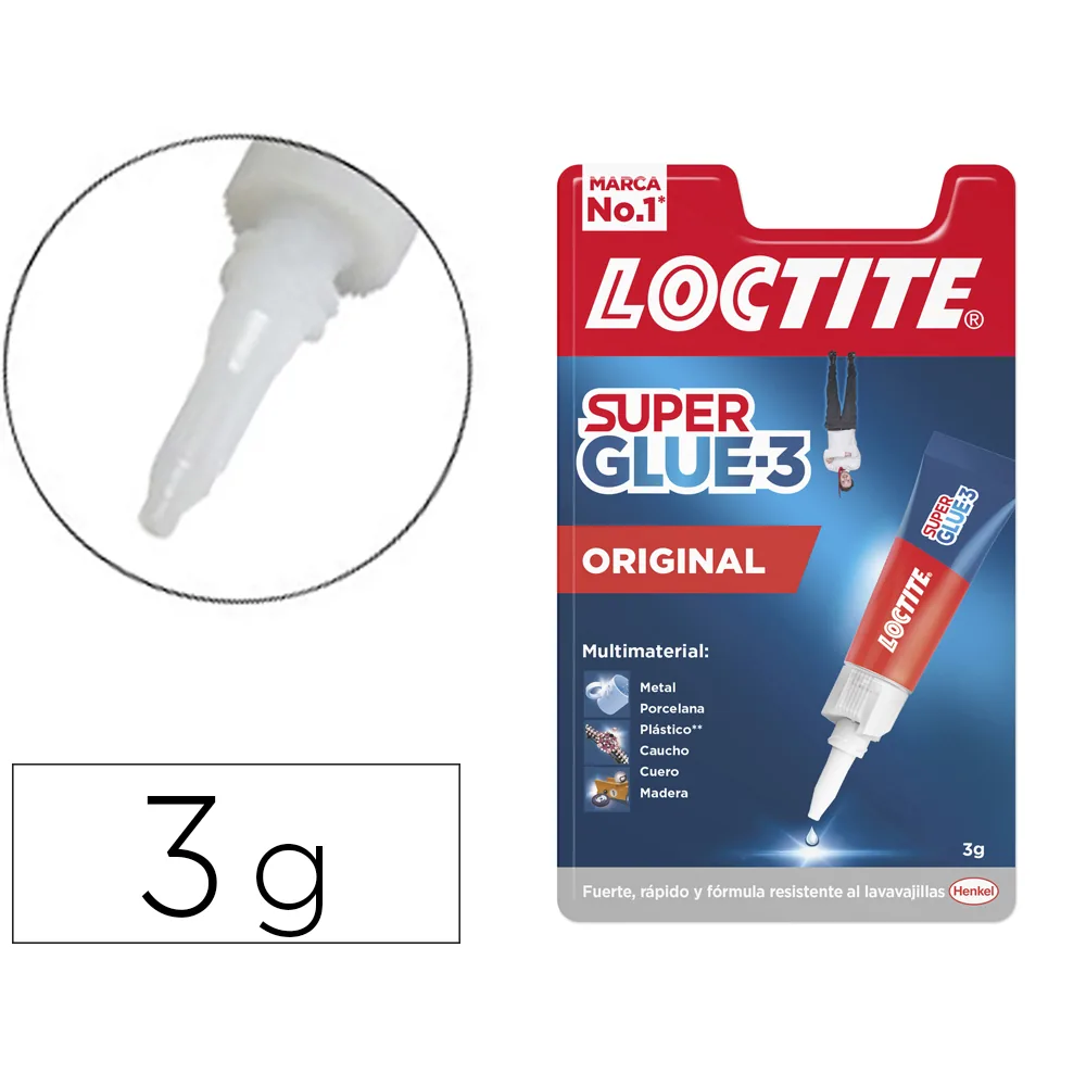 Pegamento Loctite 3 G Adhesivo Instantaneo Original Unidad