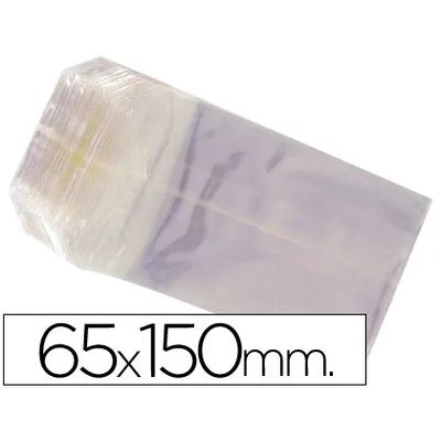 BLANCA Bolsa Celofan 65X150 MM Paquete 100 Unidades