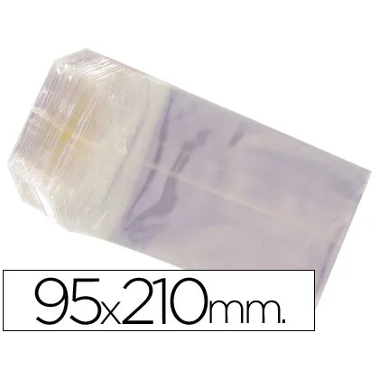 Bolsa Celofan 95X210 MM Paquete 100 Unidades