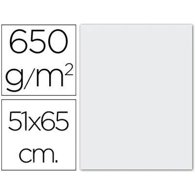 BLANCA Cartulina Extra Blanca 650 GR 51X65 CM Unidad