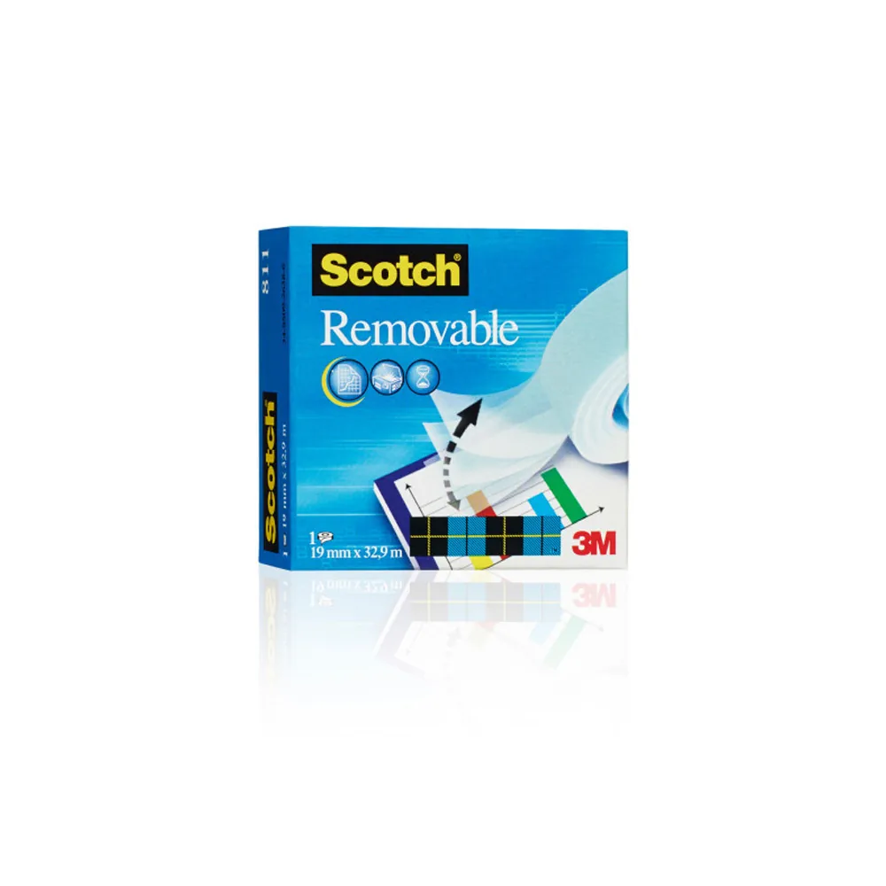 Cinta Adhesiva Scotch Magic Invisible Removible 33 M X 19 MM