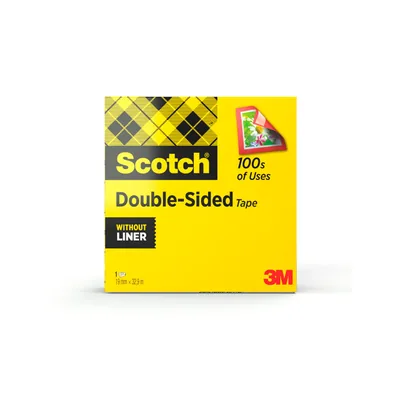 SCOTCH Cinta Adhesiva Scotch Dos Caras 33 M X 19 MM