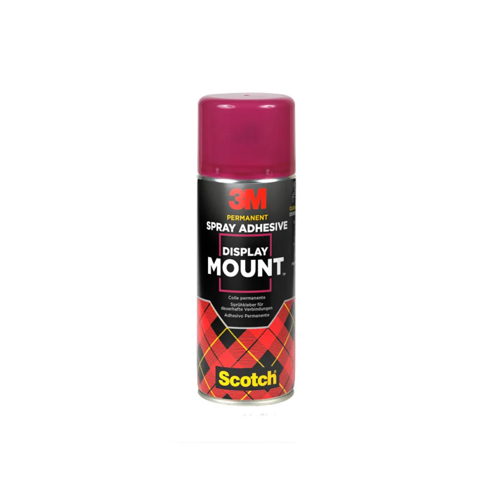 Pegamento 3M Spray Display Mount Adhesivo Permanente Bote de 400 ML