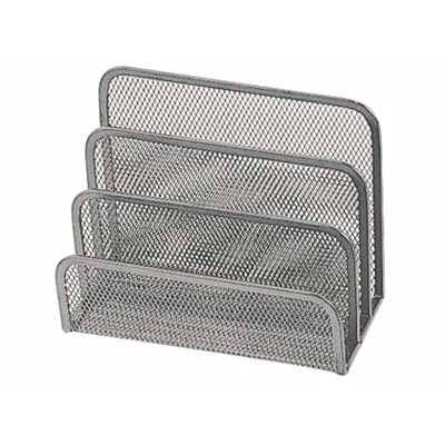 Q-CONNECT Soporte para Cartas Q-Connect Metalico Rejilla Gris 170X135X83 MM