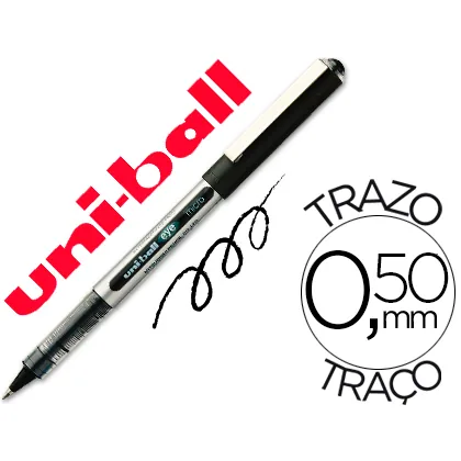 Rotulador Uni-ball Roller UB-150E Micro Eye Negro 0,5 Mmunidad