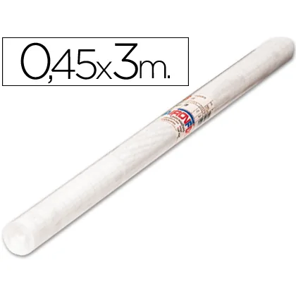 Rollo Adhesivo Aironfix Transparente Removible 69614 Rollo 0,45 X 3 M