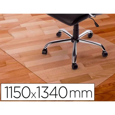 Q-CONNECT Alfombrilla para Suelo Q-Connect Pvc Protectora de Suelos 1150X1340 MM Grosor 2 MM