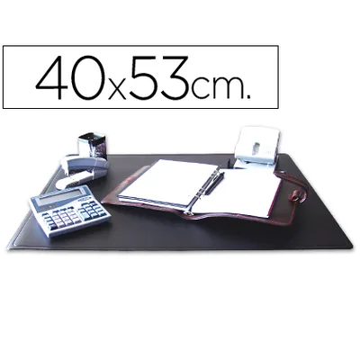 Q-CONNECT Vade Sobremesa Q-Connect Polipropileno Negro 40X53 CM 999112415