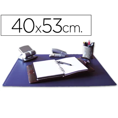 Q-CONNECT Vade Sobremesa Q-Connect Azul Polipropileno Azul 40X53 CM