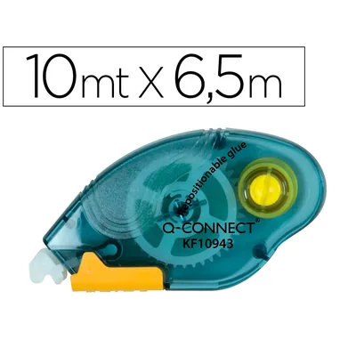 Q-CONNECT Pegamento Q-Connect Roller Compact Removible 6,5 MM de Ancho X 10 M Unidad