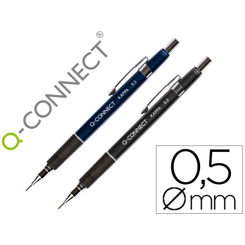 Portaminas Q-Connect Kappa 0,5 MM Sujecion de Caucho
