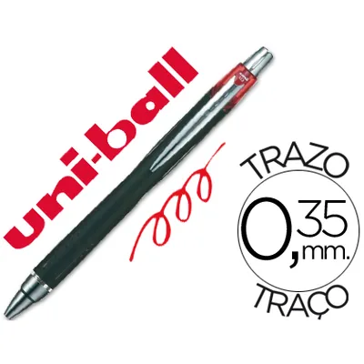UNIBALL Boligrafo Uni-ball Jetstream SXN-210 Retractil Tinta Hibrida Color Rojo