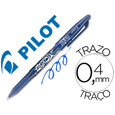 PILOT Boligrafo Pilot Frixion Borrable Azul