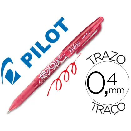 Boligrafo Pilot Frixion Borrable Rojo