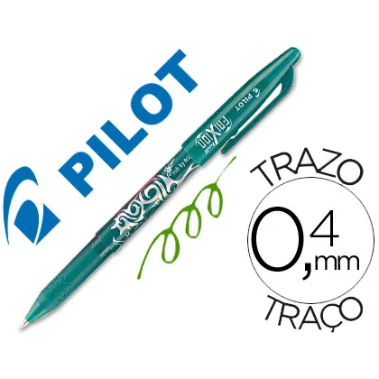 Boligrafo Pilot Frixion Borrable Verde