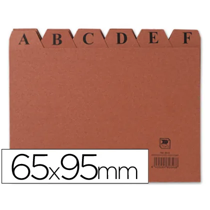 Indice Fichero Carton Nº1 65X95 MM