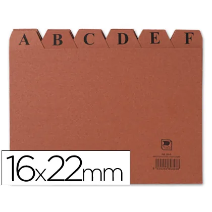 Indice Fichero Carton Nº5 160X220 MM