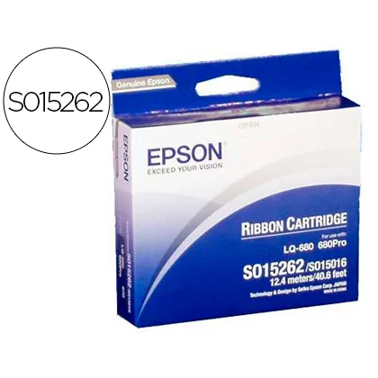 Cinta Impresora Epson LQ-670/860/1060/2500/2550, DLQ-2000 Negra