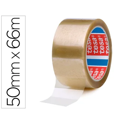 TESA Cinta Adhesiva Tesa Pp Transparente 66 M X 50 MM para Embalaje