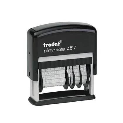 Formulario Trodat con Fechador 12 Textos Entintaje Automatico 4 MM