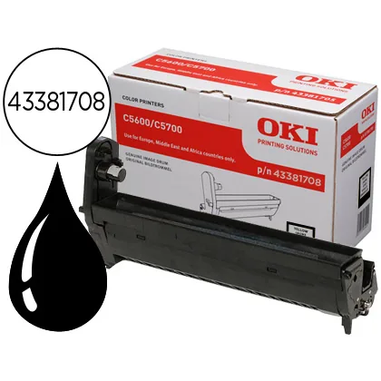 Tambor Oki C5600/5700 Negro 20000 Pag