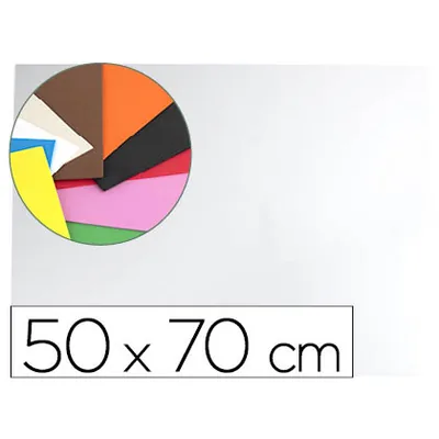 LIDERPAPEL Goma Eva Liderpapel 50X70CM 60G/M2 Espesor 1.5MM Blanco