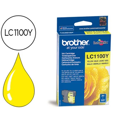 BROTHER Ink-jet Brother LC-1100Y Amarillo 325 Pag