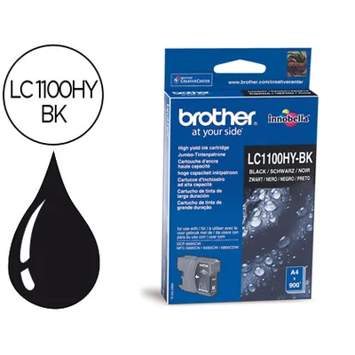 BROTHER Ink-jet Brother LC-1100BK Negro Alta Capacidad 900 Pag