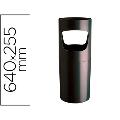 ARCHIVO 2000 Paraguero Plastico Archivo 2000 Reciclado Color Negro 255 MM Diametro X 640 MM