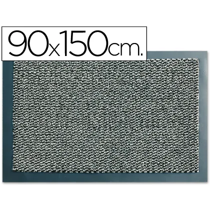 Alfombra Fast-paperflow Antipolvo Lavable Gris 90X150 CM