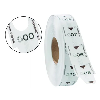 Tickets Turnomatic 31X67MM Color Blanco Rollo 4000 Tickets