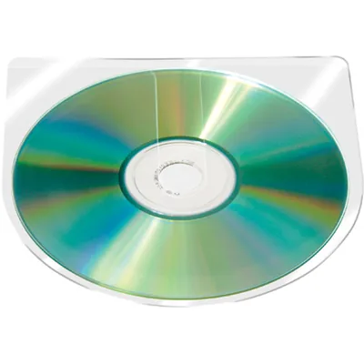 Q-CONNECT Funda Autoadhesiva para CD Q-Connect Sin Solapa Pack de 10 Unidades