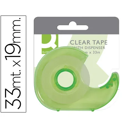 Miniportarrollo Q-Connect para Cinta de 33 M X 19 MM