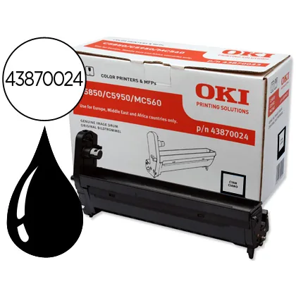 Tambor Oki C5850/5950 Negro 20000 Paginas