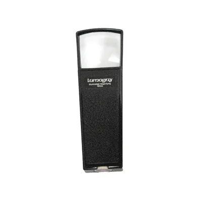 Sin marca Lupa con Luz 7501 Plastico Negro 40 MM